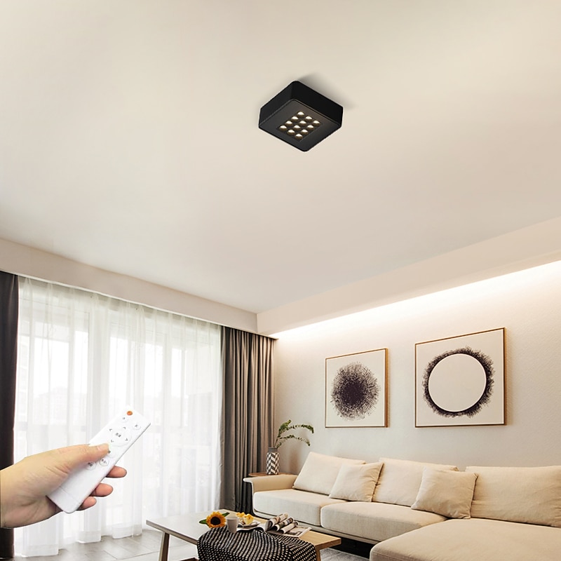 LED Ceiling Light Dimmable, 24.5 cm Ceiling Lights Aluminum Modern Style Painted Finishes LED