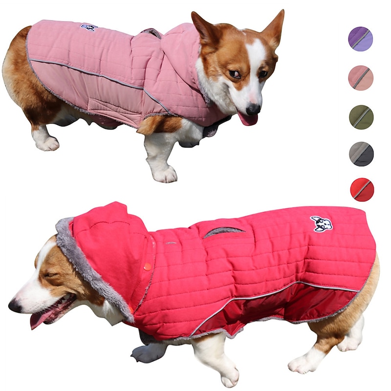 Dog Cat Coat Jacket Cute Casual Winter Warm Breathable Soft Washable Comfortable Outdoor Casual Daily Dog Clothing for Bichon Frise Pomeranian Baby Pet Papillon Small
