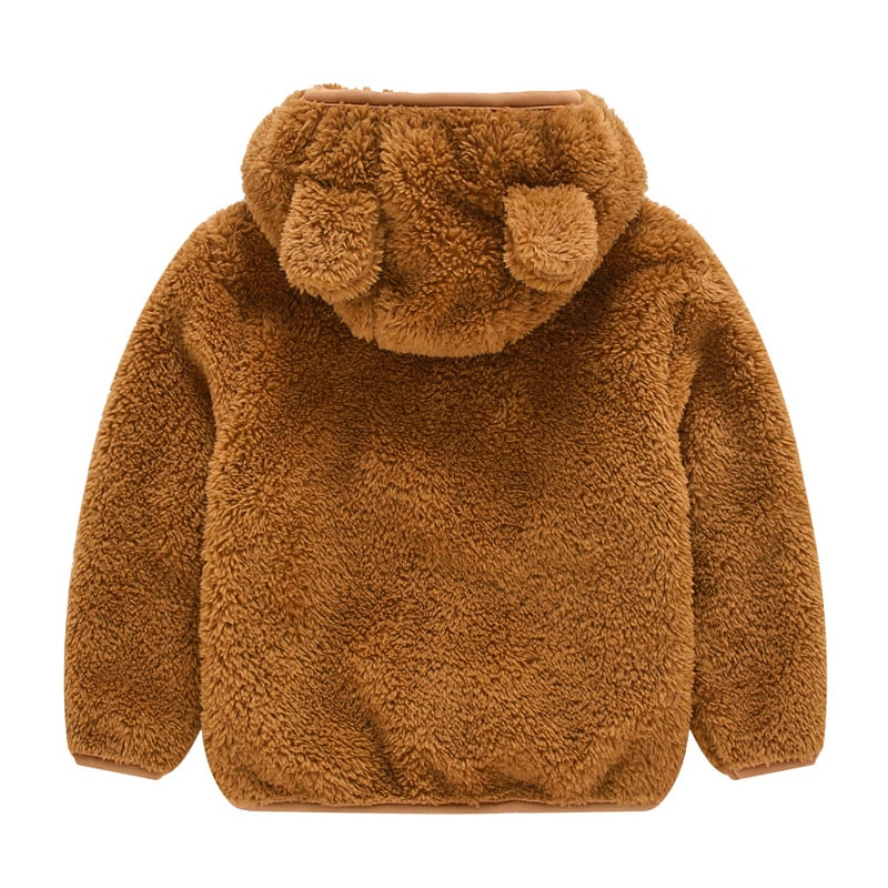 Kids Girls' Sherpa Jacket Solid Color Active Casual Cotton Coat Outerwear 3-7 Years Fall 3031-14 Tie Dye 3031-11 camouflage pattern 3097-4 red stripe - Main Image