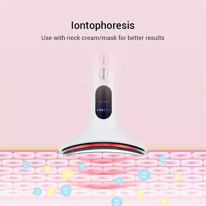 EMS Microcurrent Face Neck Beauty Device LED Photon Firming Rejuvenation Anti Wrinkle Thin Double Chin Skin Care Facial Massager4