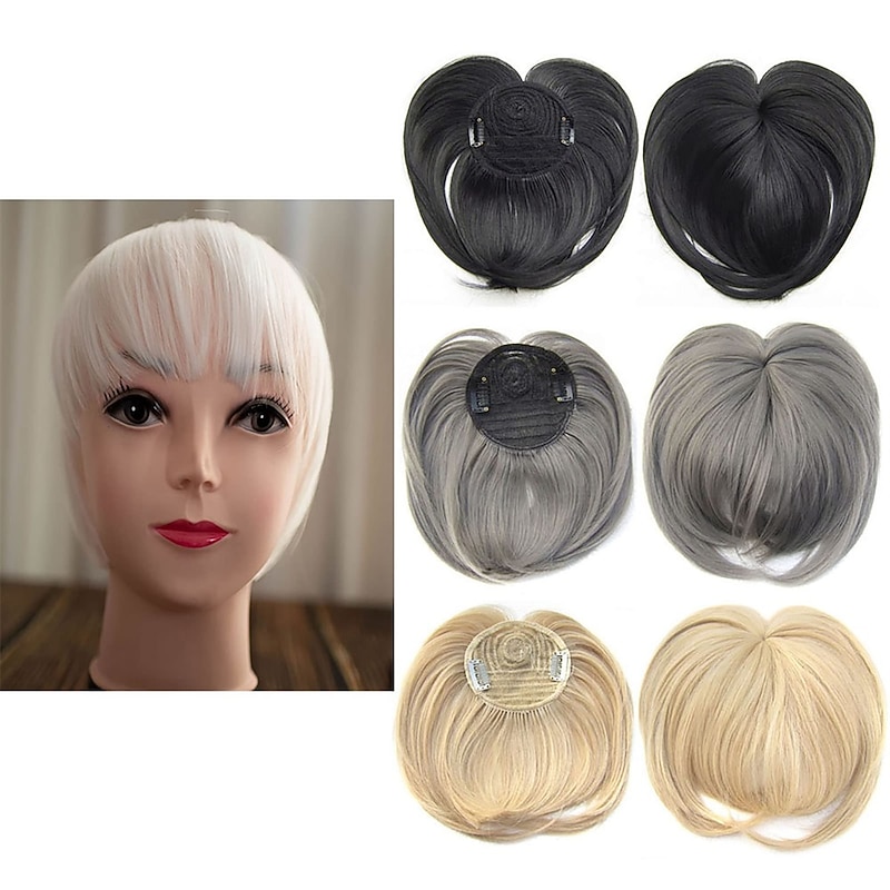White Hair Extensions for Women Invisible Toupee Thinning Hair Extensions Wig Hairpiece Thick Top Hair Pieces4
