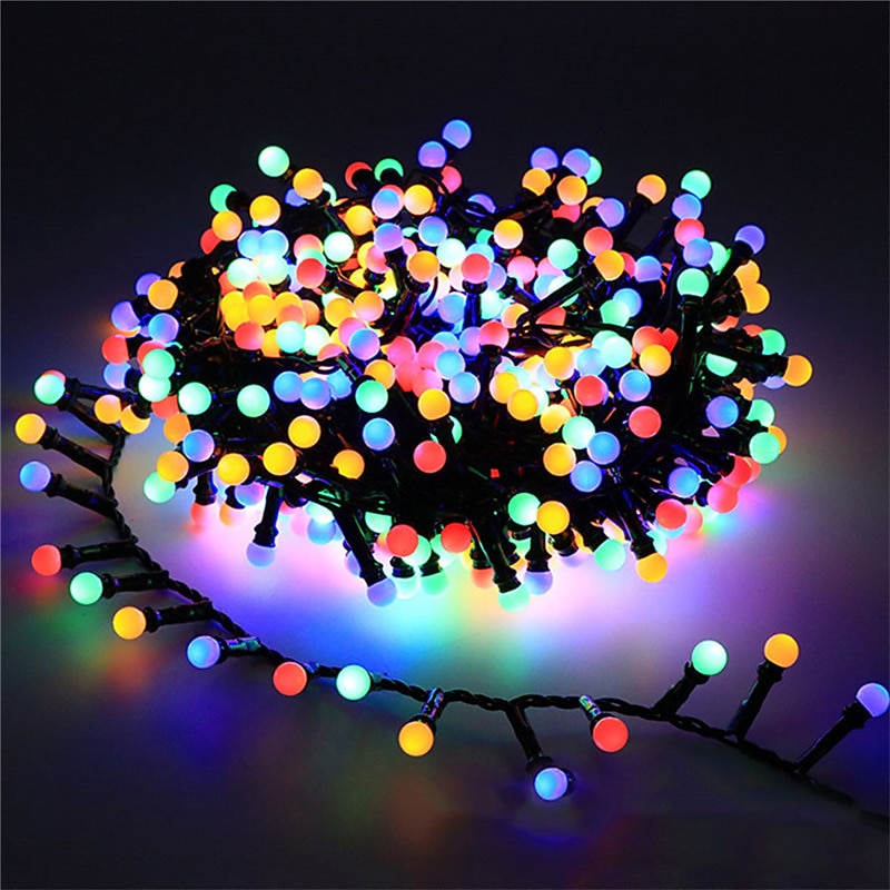 Elegant Wedding Party Reception String Lights – 10M/5M, 250/500 LEDs Firecracker & Mini Ball Fairy Lights, 8 Modes, Outdoor Xmas Garland for Home Decor2