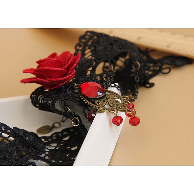 Women's Retro Vintage Lace Up Punk & Gothic Accessories  for  Halloween Carnival Masquerade3