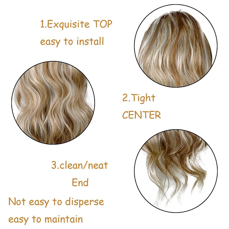 Long Ponytail Extension Drawstring Ponytail Hair Extensions Wavy Pony Tail Synthetic Hairpiece for Women (6H22)2