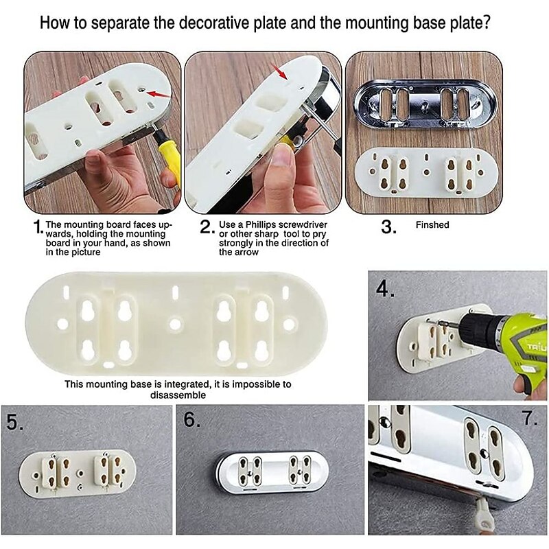 Soap Dispenser Wall Mounted Bathroom Shower Pump Dispenser for Shower Gel Shampoo Soap White (2*500ml)3