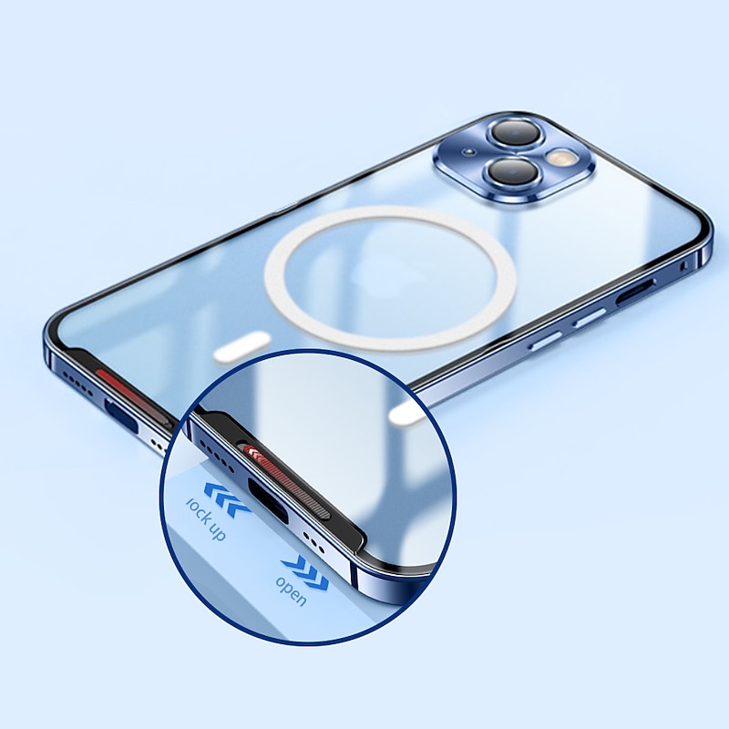 Phone Case For iPhone 16 15 14 Pro Max Plus 13 12 11 Pro Max With Magsafe with Screen Protector Magnetic Matte Frosted Solid Color Metal PU Leather2