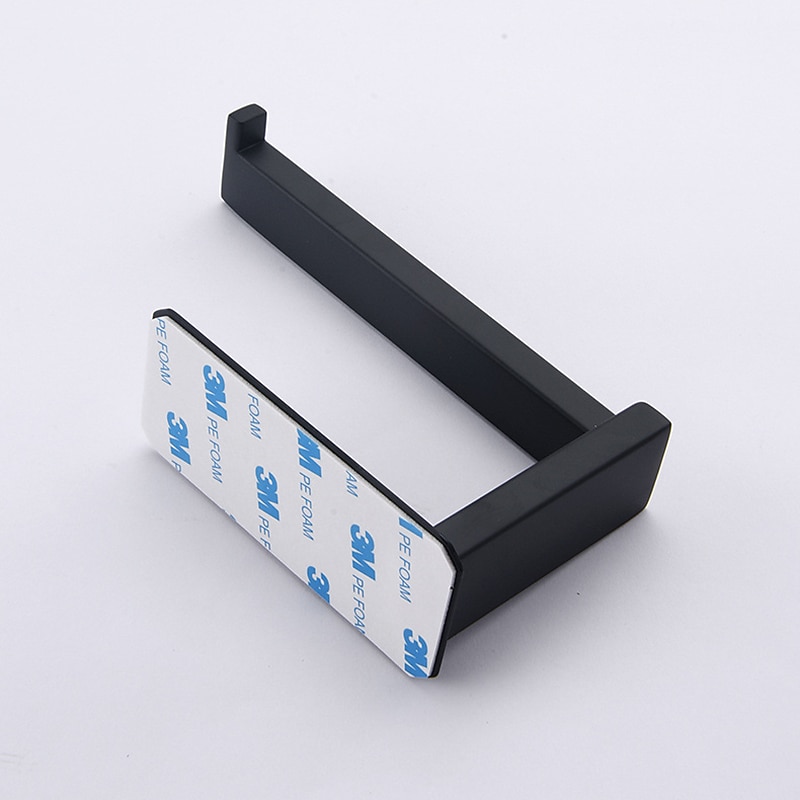 Toilet Paper Holder for Bathroom Self-adhesive 304 Stainless Steel Roll Paper Holder Paper Towel Holder Punch Free Wall Mounted Toilet Paper Holder Bathroom Roll Paper Holder2