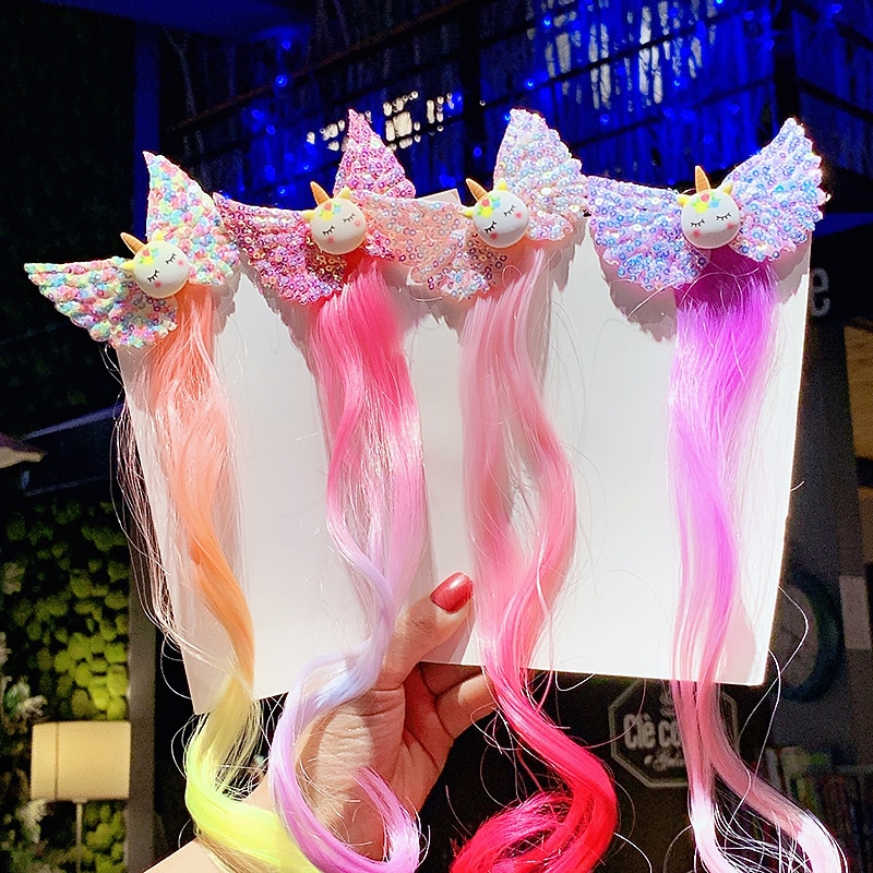 Toddler Girls' Active / Basic Casual / Daily Color Block Cotton Hair Accessories Pearl Pink / Purple / Pink One-Size4