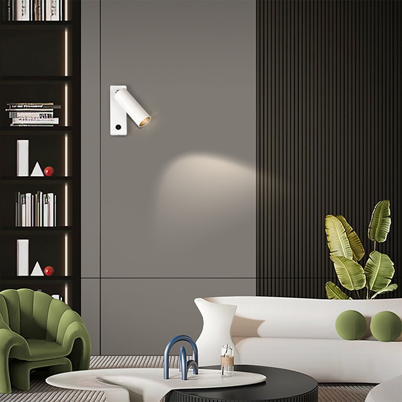 LED Wall lamp and Reading Light Two-in-one Multifunctional Wall sconces. LED Wall Lamp for Bedroom Bedside Wall Sconces Reading Light4