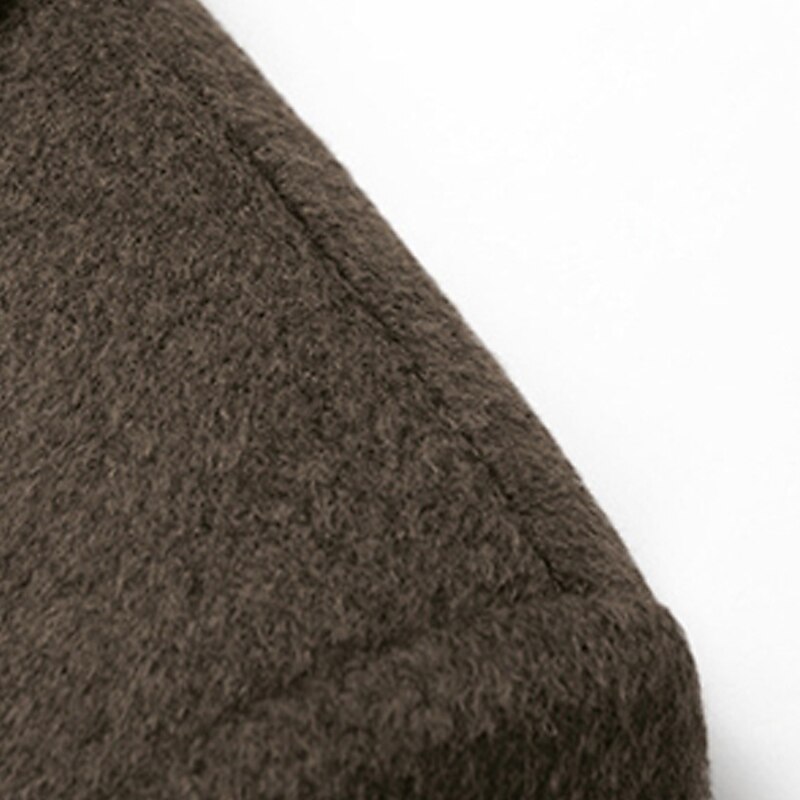 Men's Winter Coat Wool Coat Overcoat Business Daily Wear Winter Wool Thermal Warm Outdoor Outerwear Clothing Apparel Fashion Warm Ups Solid Colored Pocket Lapel Single Breasted Two-button 11
