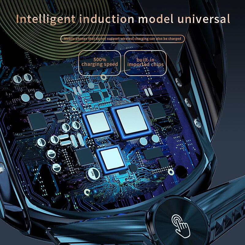 OTOLAMPARA 30W Fast Wireless Charger Automatic Magnetic Qi Charge Mount for iphone13 Xiaomi Samsung Universal for Phones Car Phone Holder4