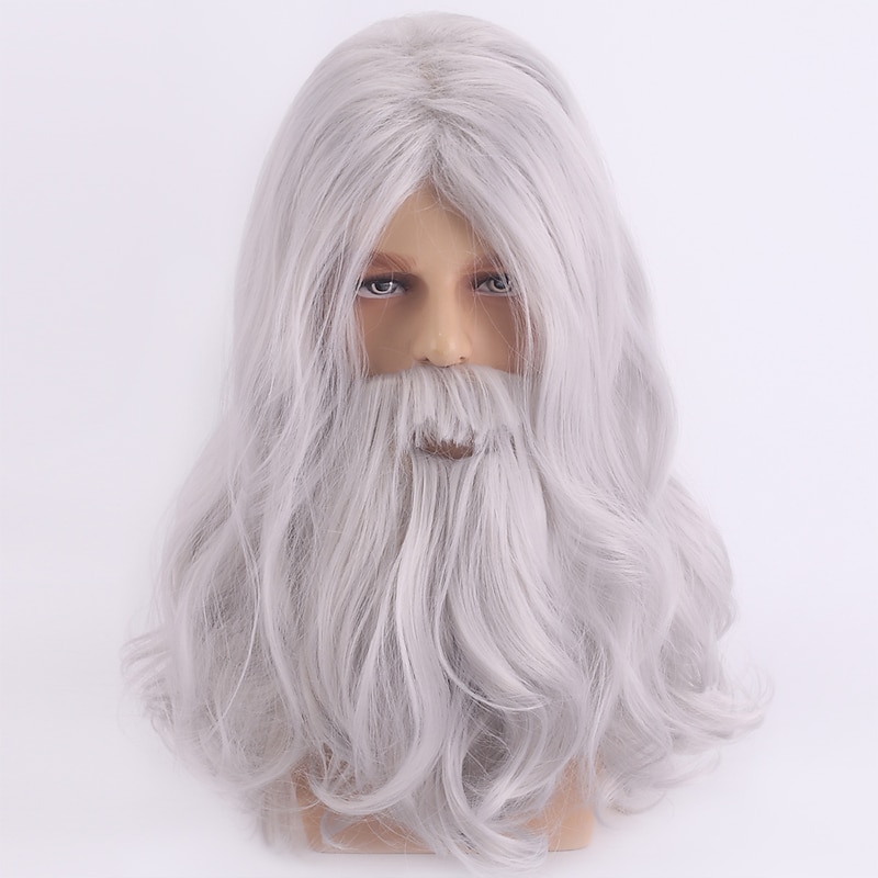 Santa Wig and Beard Set for  Xmas Gift Halloween Wigs