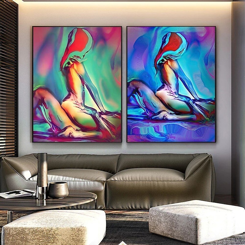 1 Panel People Prints Nude Art Wall Art Modern Picture Home Decor Wall Hanging Gift Rolled Canvas Unframed Unstretched3