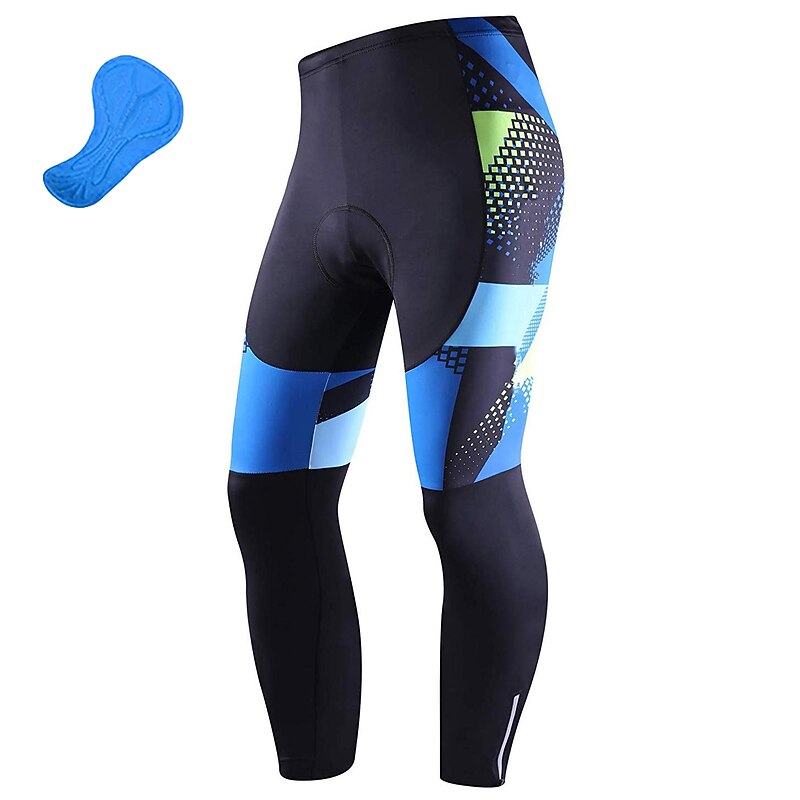 Men's Geometic Cycling Tights Bike Bottoms Mountain Bike MTB Road Bike Cycling Sports 3D Pad Cycling Quick Dry Moisture Wicking Yellow Red Spandex Clothing Apparel Bike Wear2