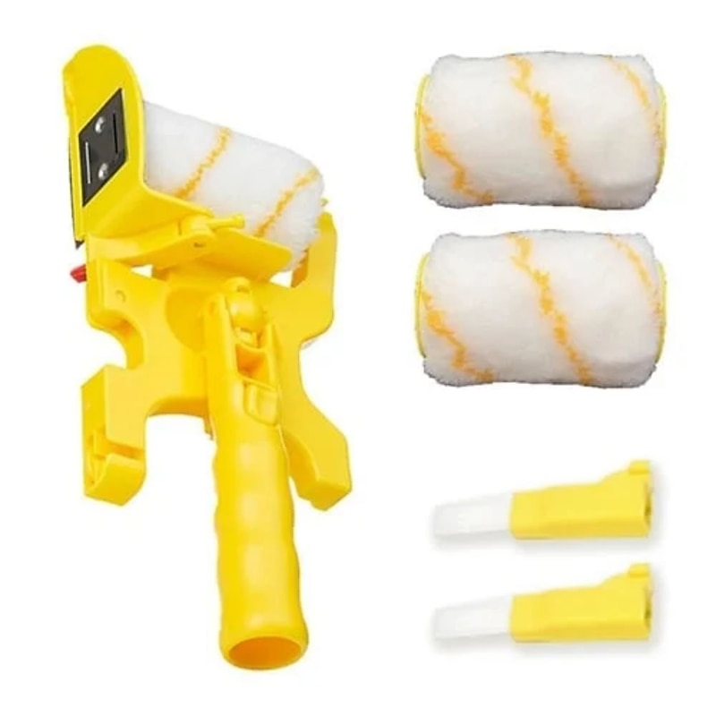 Clean-Cut Paint Edger Roller Brush Painting Safe Tools Set for Wall Ceiling3
