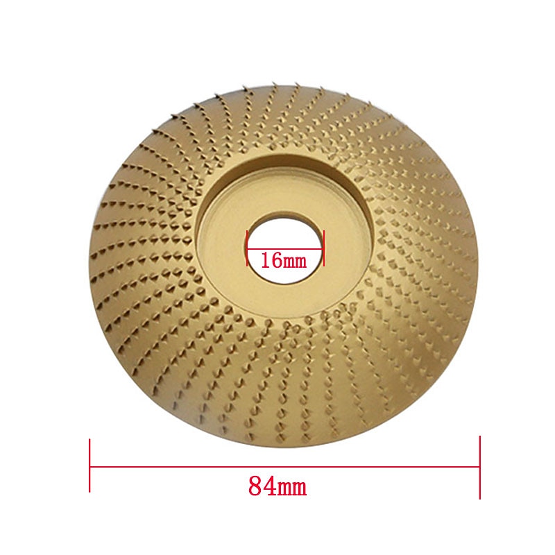 Wood Angle Grinding Wheel Sanding Carving Rotary Tool Abrasive Disc for Angle Grinder Tungsten Carbide Coating Bore Shaping4