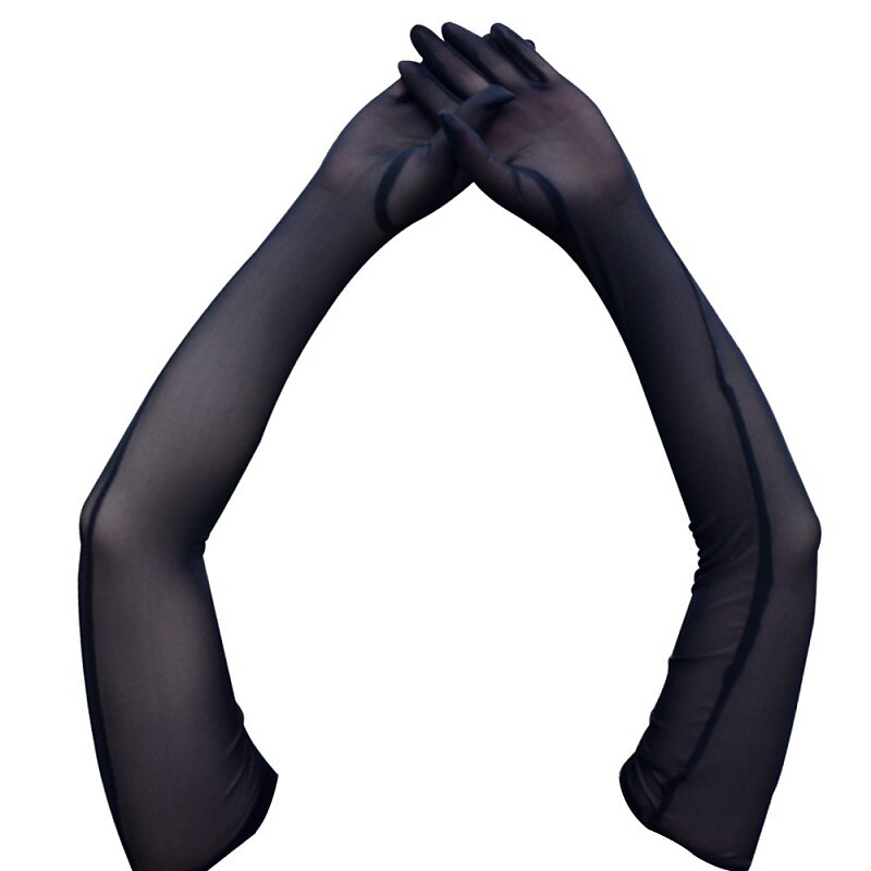 Tulle Elbow Length Glove Stylish / Simple With Pure Color Wedding / Party Glove dress to impress4