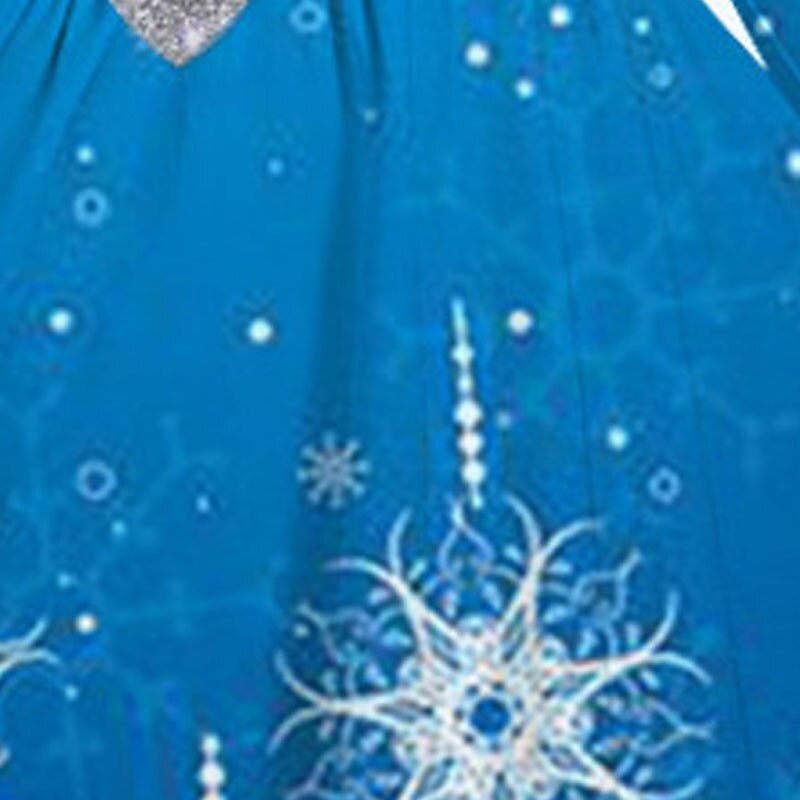 Kids Girls' Dress Snowflake Dress Snowflake Long Sleeve Casual Fur Trim Crewneck Adorable Daily Polyester Above Knee Casual Dress Swing Dress A Line Dress Fall Winter 2-13 Years Navy Blue Blue3