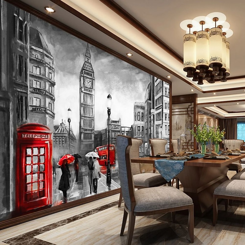 Cool Wallpapers Beautiful Wallpaper Wall Mural Landscape Wall Covering Sticker Peel and Stick Removable PVC/Vinyl Material Self Adhesive/Adhesive Required Wall Decor for Living Room Kitchen Bathroom4