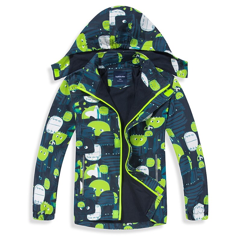 Kids Girls' Coat Graphic Fashion Outdoor Cotton Coat Outerwear 7-13 Years Fall Pink Blue Purple3