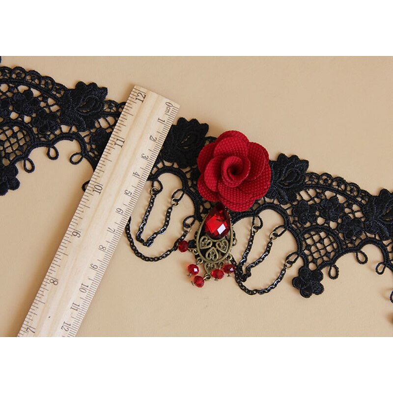 Women's Retro Vintage Lace Up Punk & Gothic Accessories  for  Halloween Carnival Masquerade4