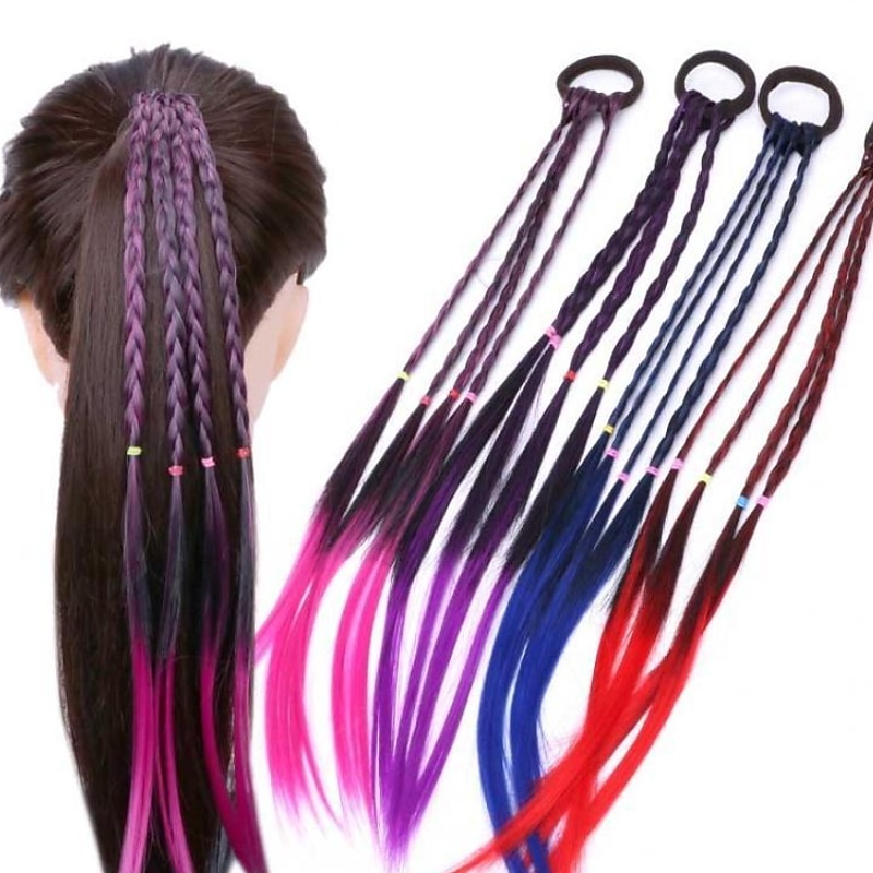 Kids Girls' Hair Accessories Sweet Daily Solid Colored Red Blue