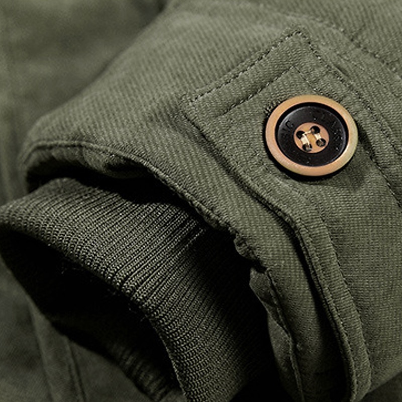 Men's Winter Coat Fleece Jacket Parka Zipper Pocket Detachable Hood Daily Wear Vacation Going out Comfort Leisure Warm Winter Solid / Plain Color Camel Green khaki Dark Blue Puffer Jacket3