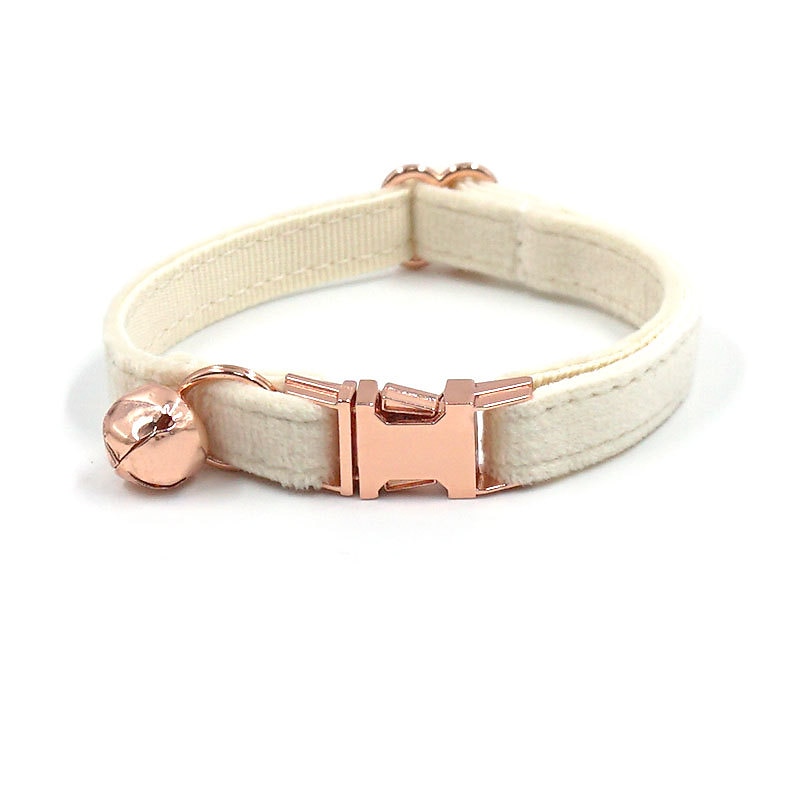 Engraved Cat Collar Bowknot Zinc Alloy Buckle Bell Baby Dog Cat Collar Bowknot Cat Collars3