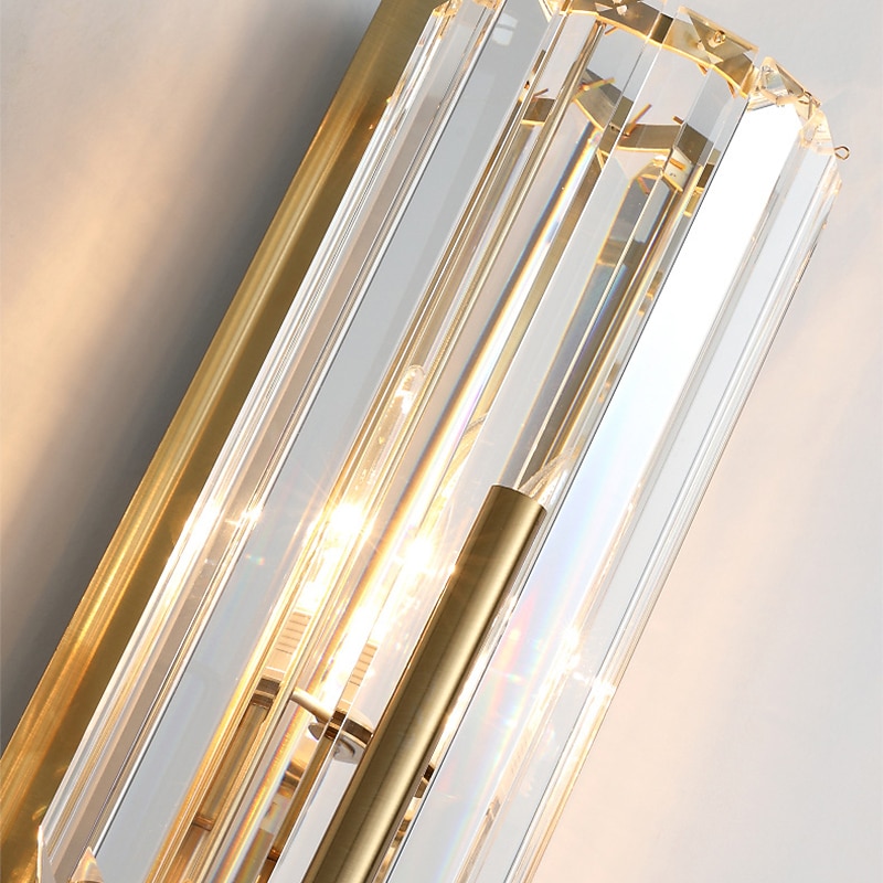 LED Wall Sconce Crystal Wall Lights Luxury Gold Mount Lamp Elegant Decoration Lighting for Bedroom Living Room Hallway Restaurant4