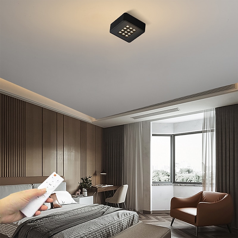 LED Ceiling Light Dimmable, 24.5 cm Ceiling Lights Aluminum Modern Style Painted Finishes LED3