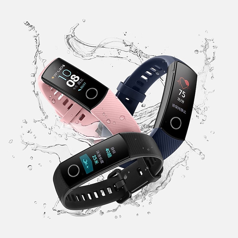 Watch Band for Huawei Band 4 Pro, Band 3 Pro, Band 3 Silicone Replacement  Strap Elastic Adjustable Breathable Sport Band Wristband