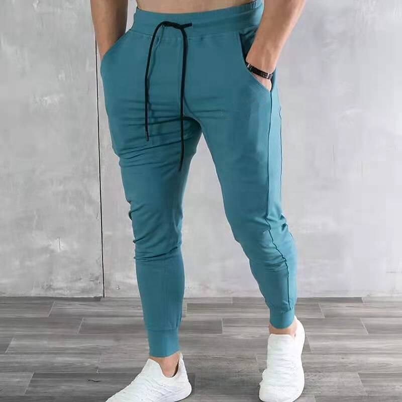 Men's Joggers Sweatpants Drawstring Zipper Pocket Bottoms Athleisure Winter Breathable Soft Sweat wicking Fitness Basketball Running Regular Fit Sportswear Activewear Solid Colored Black White Blue4