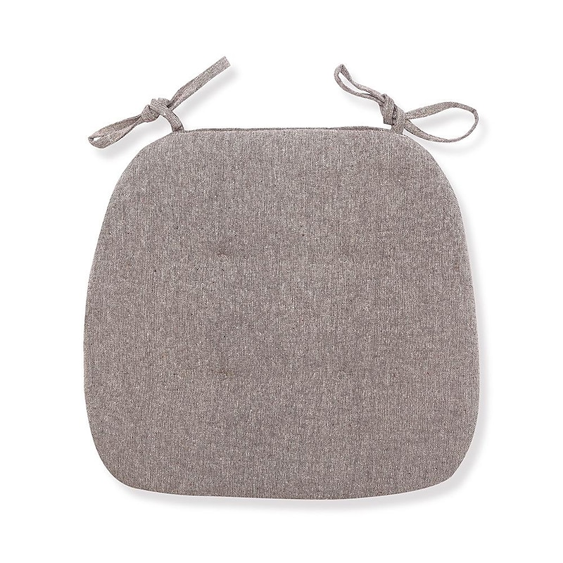 Dining Chair Cover Seat Pad Non Slip Memory Foam Chair Pad with Ties U-Shaped Seat Cover Cotton Blend2