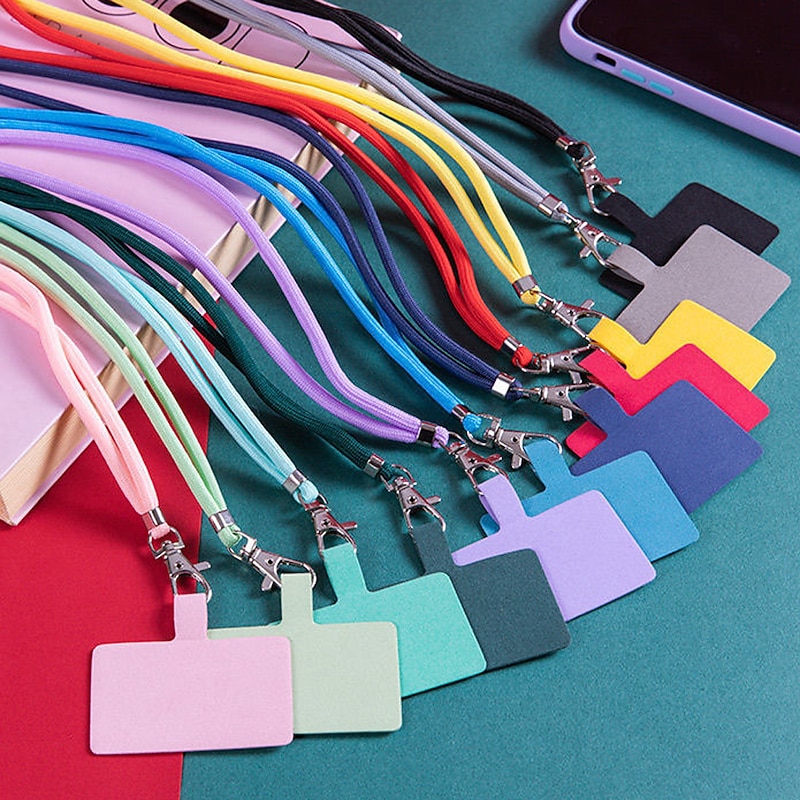Phone Lanyard Adjustable Detachable Neck Cord Universal Strap Carabiner Pendant For Mobile Case Phone Charm Cord For Case3