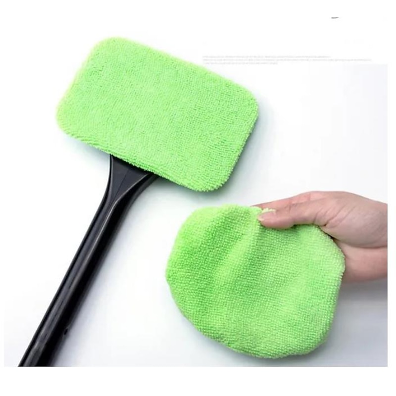 Ceyes Car Window Cleaner Brush Kit Windshield Wiper Microfiber Brush Auto Cleaning Wash Tool With Long Handle Car Accessories 3 Colors Car Accessories4