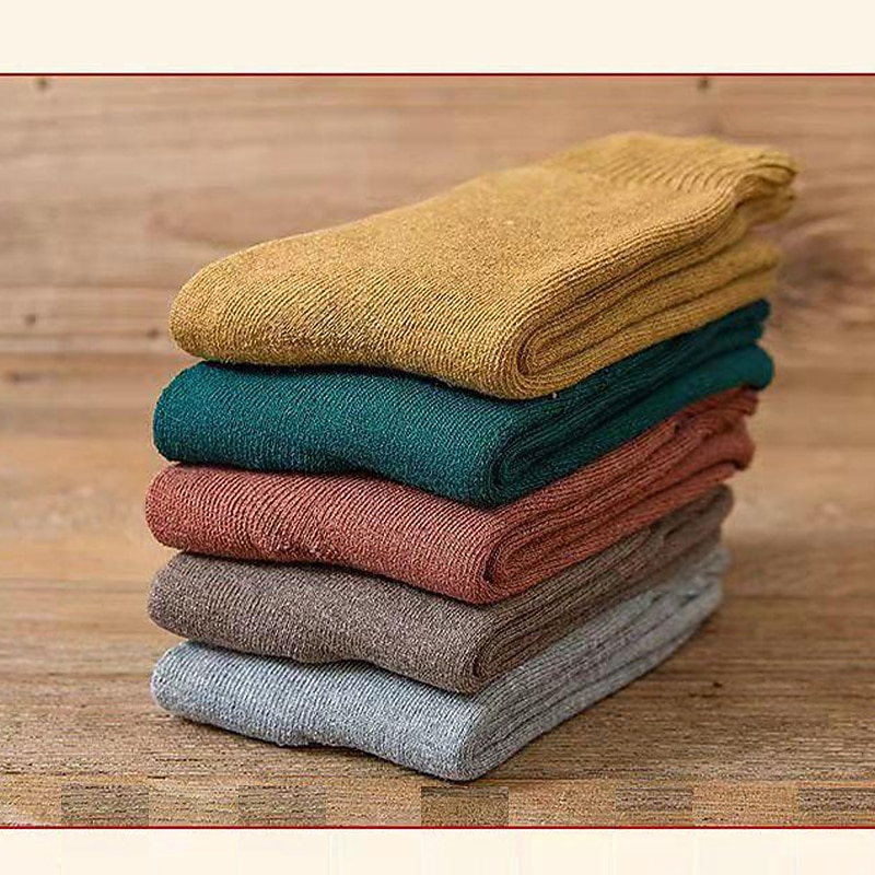 5 Pairs Socks -  Socks for Women/Men ,  Socks for Women Men Boot Socks Hiking Socks ,  Knit  Long Socks2