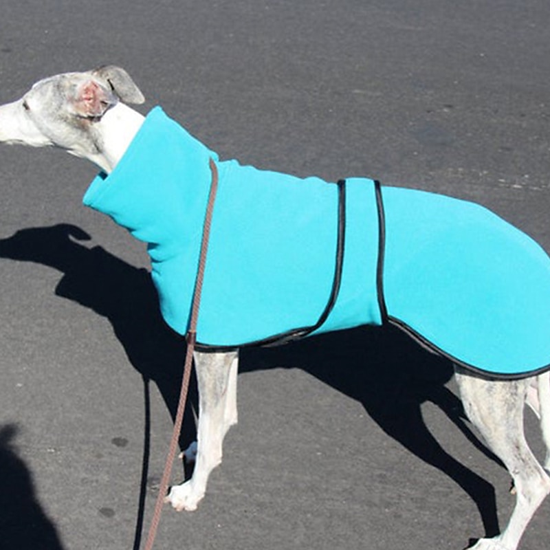 Dog Coat,Pet Clothes Fashion High Collar Warm Velcro Cute Shawl Robe Tx51454