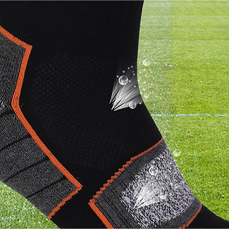 Men's 6 Pairs Socks Crew Socks Hosiery White+Black Light gray + dark gray Color Cotton Winter Autumn / Fall2