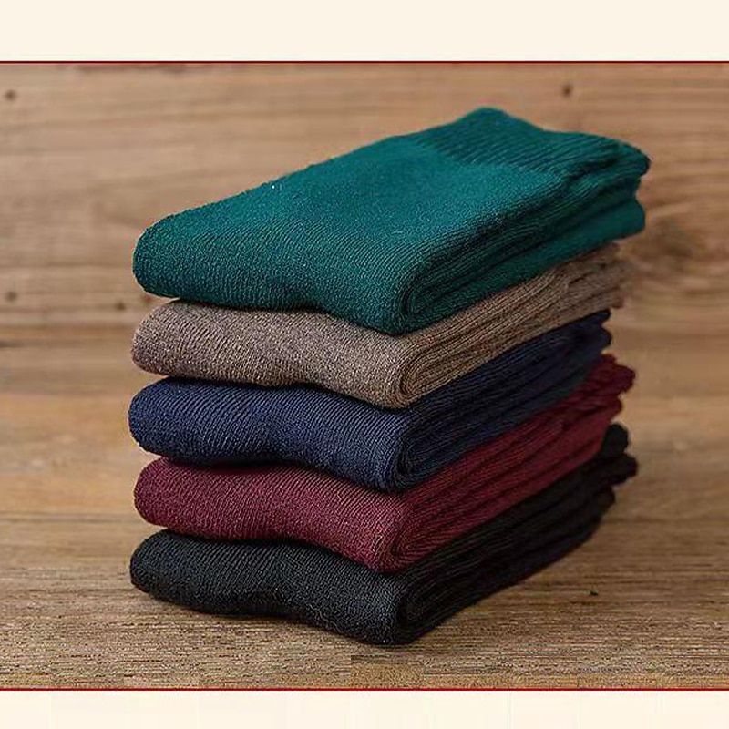 5 Pairs Socks -  Socks for Women/Men ,  Socks for Women Men Boot Socks Hiking Socks ,  Knit  Long Socks4