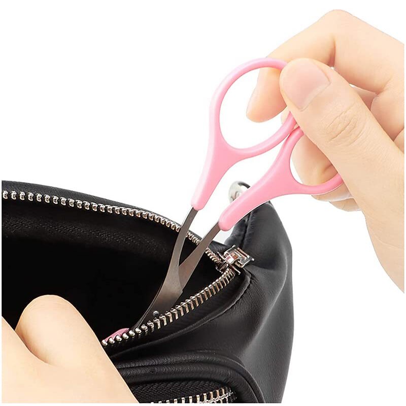 2Pack Eyebrow Shaping Tool Set Eyebrow Trimmer Scissors with Mini Comb Auxiliary Eyebrow Comb Scissors Eyebrow Trimmers Kit Eyebrow Trimming Tool for Man Woman3