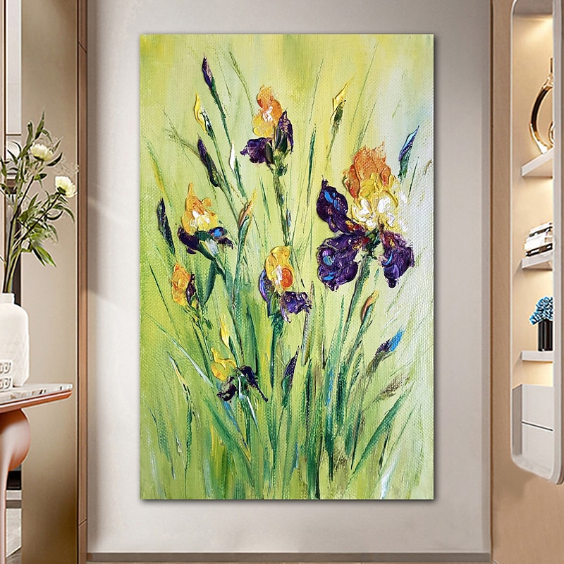 Botanical Oil Painting  canvas Wall Art Decoration Painting  flowers scenery For Home Decor Rolled Frameless Unstretched painting