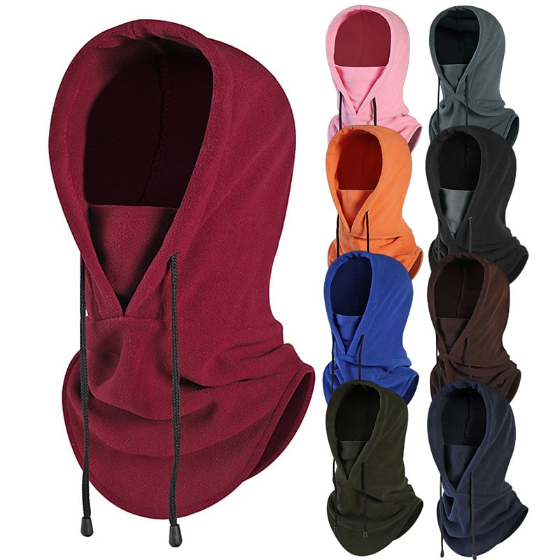 Balaclava Beanie Hat Neck Gaiter Neck Tube Hat Thermal Warm Fleece Lining Windproof Winter Men's Women's Hunting Activity