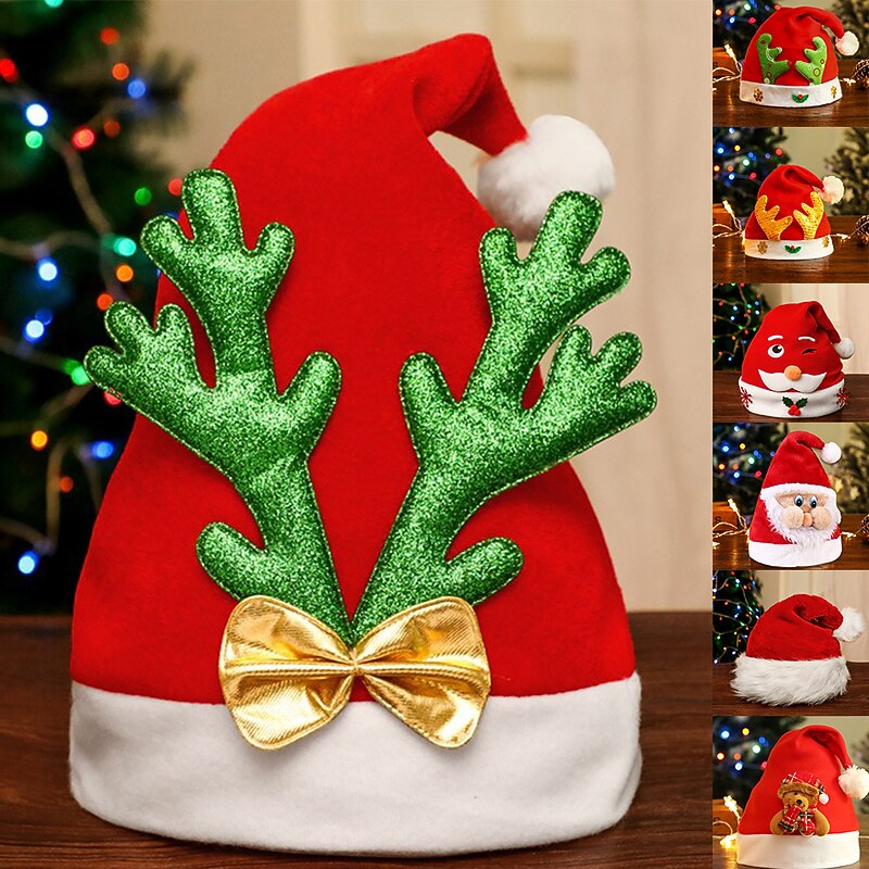 Santa Claus Reindeer Headband Girls' Christmas Kid's Christmas Christmas Eve Christmas Party Headpiece - Main Image