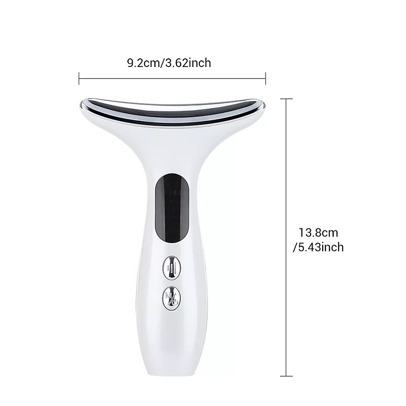 EMS Microcurrent Face Neck Beauty Device LED Photon Firming Rejuvenation Anti Wrinkle Thin Double Chin Skin Care Facial Massager 13