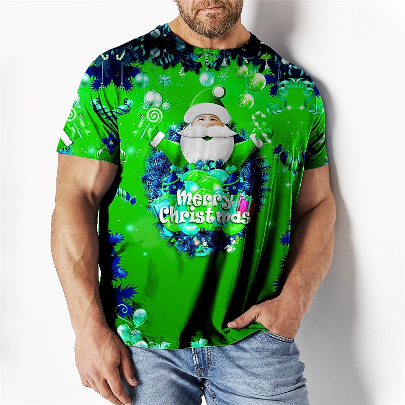 Men's Plus Size T shirt Tee Big and Tall Graphic Crew Neck Print Short Sleeve Spring & Summer Fashion Streetwear Basic Comfortable Casual Sports Tops2