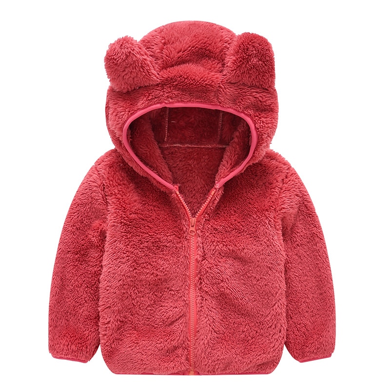 Kids Girls' Sherpa Jacket Solid Color Active Casual Cotton Coat Outerwear 3-7 Years Fall 3031-14 Tie Dye 3031-11 camouflage pattern 3097-4 red stripe2