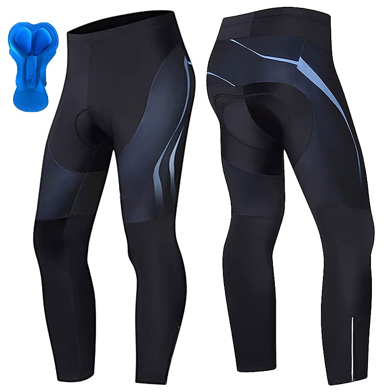 Men's Graphic Cycling Tights Bike Bottoms Mountain Bike MTB Road Bike Cycling Sports 3D Pad Cycling Quick Dry Moisture Wicking Black Yellow Spandex Clothing Apparel Bike Wear2