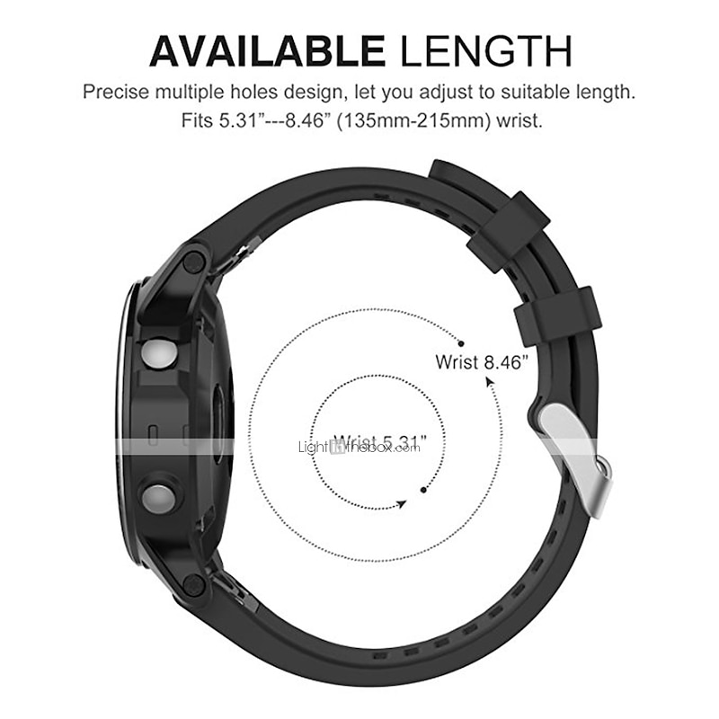 Watch Band for Garmin Fenix 8 43mm 7S Pro 6S 5S Plus Epix Pro 42mm Approach S70 42mm Instinct 2S Descent Mk2S D2 Delta S 20mm Silicone Replacement  Strap Sport Band Wristband3