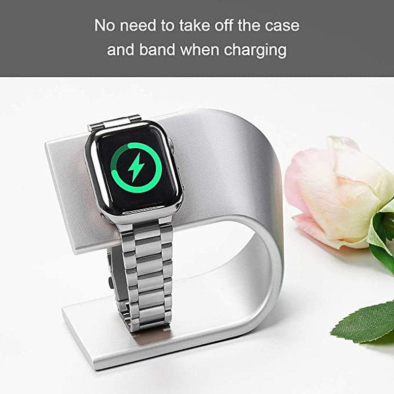Link Bracelet Smart Watch Band with Case Compatible with Apple iWatch 45mm 44mm 42mm 41mm 40mm 38mm Sreies SE 8 7 6 5 4 3 2 1 for Smartwatch Strap Stainless Steel Buckle Shockproof4
