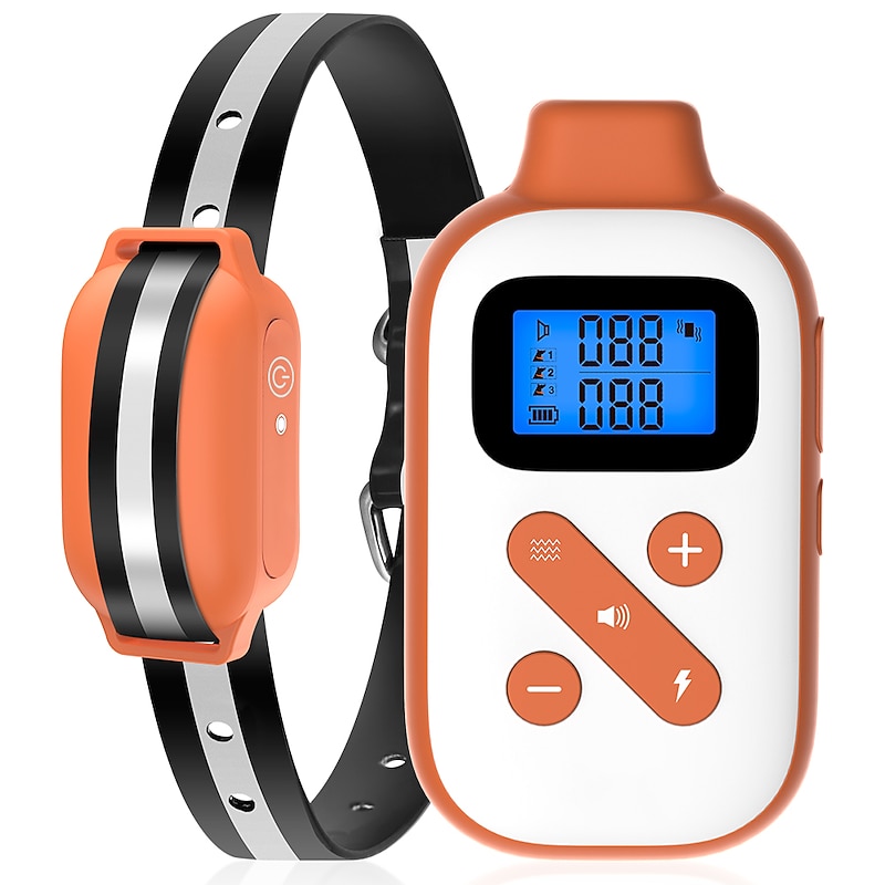 1000M Remote Pet Dog Training Collar Anti Bark Collar Electric 3 Modes Shock Vibration Sound Waterproof Rechargeable Collar Max Control 3 Dogs2